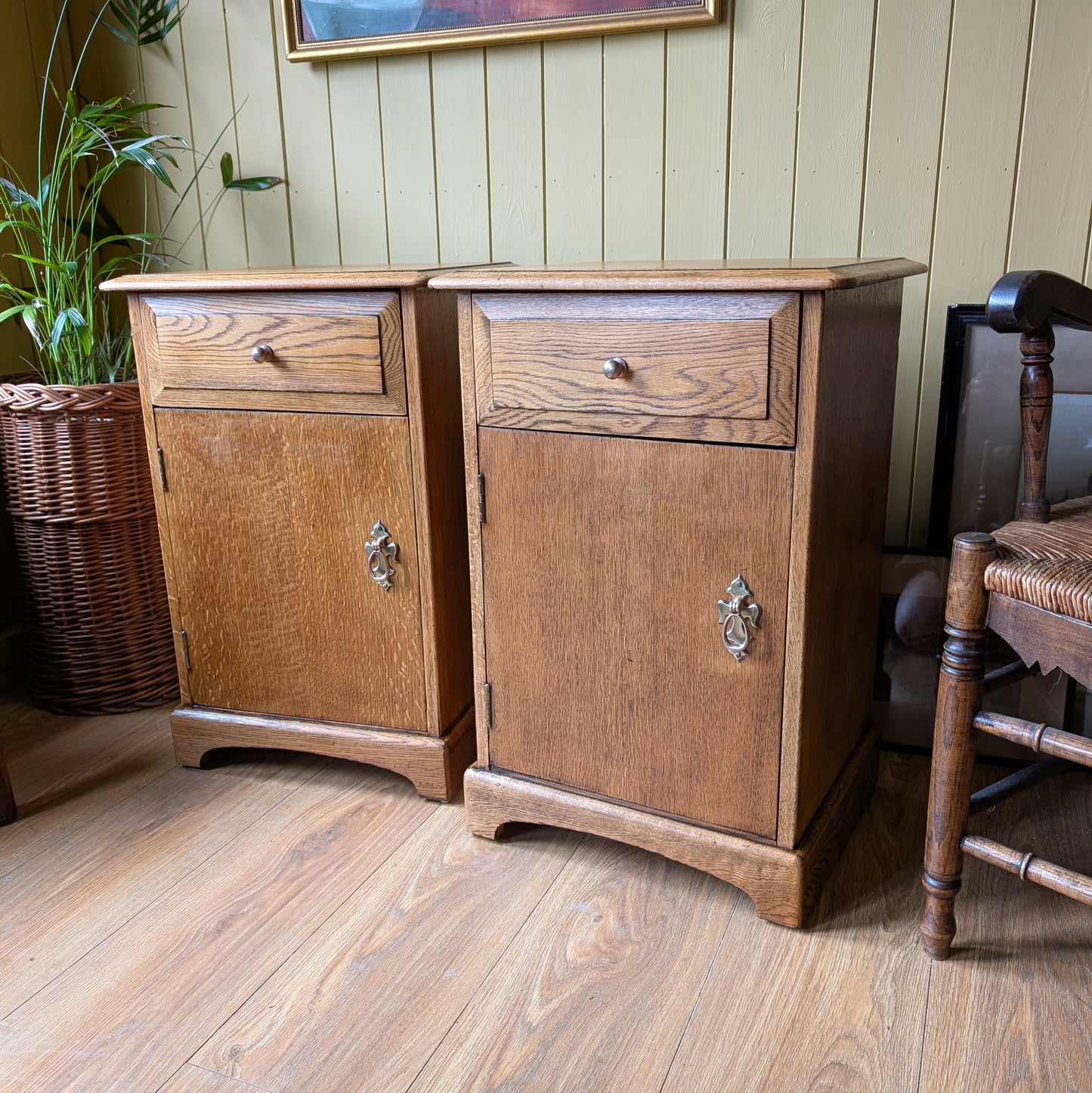 Pair of Vintage Bedside Cabinets by Stag