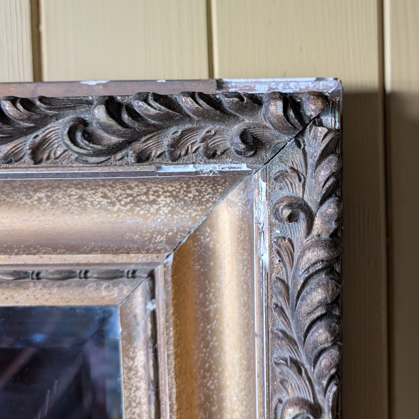 Rustic Antique French Mirror