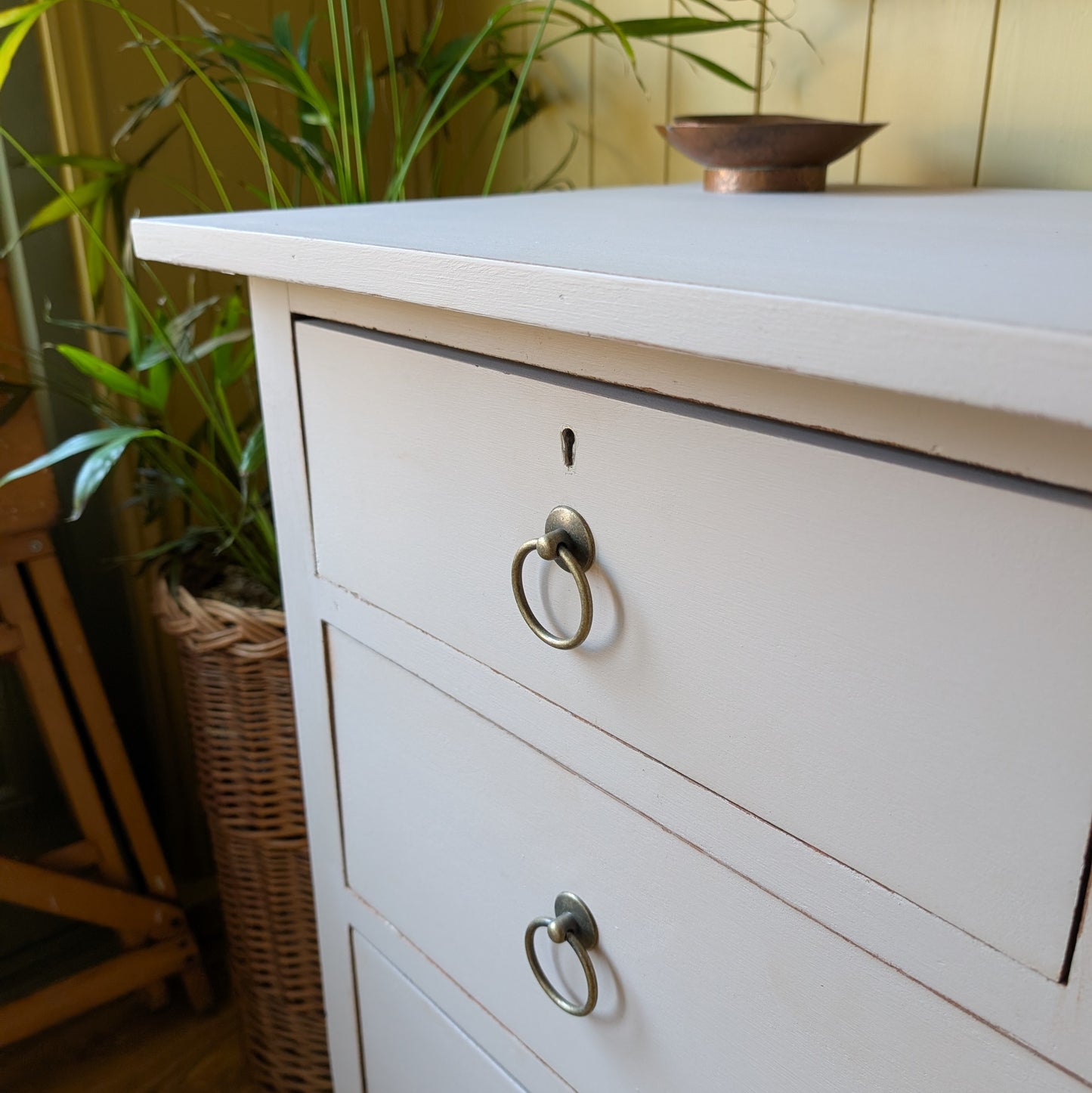 Painted Antique Chest of Drawers
