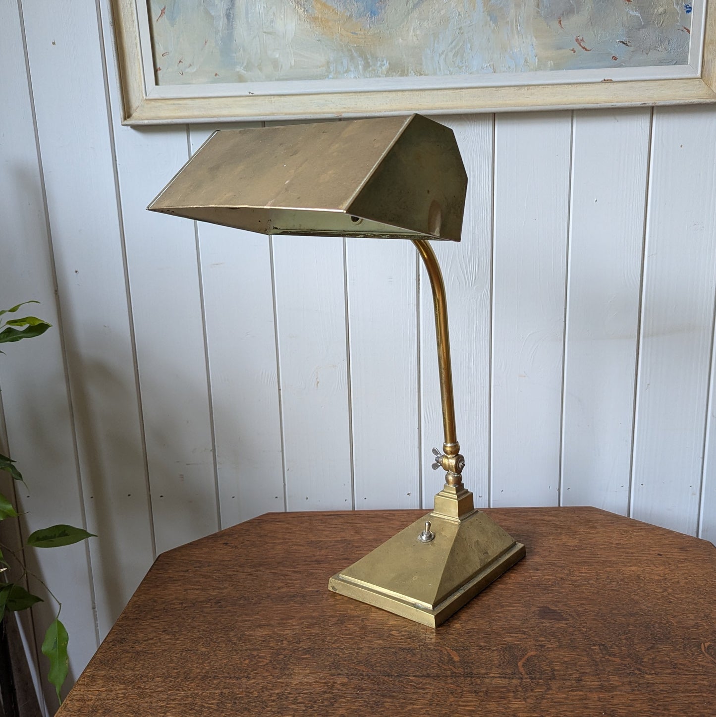 Adjustable Brass Desk Lamp