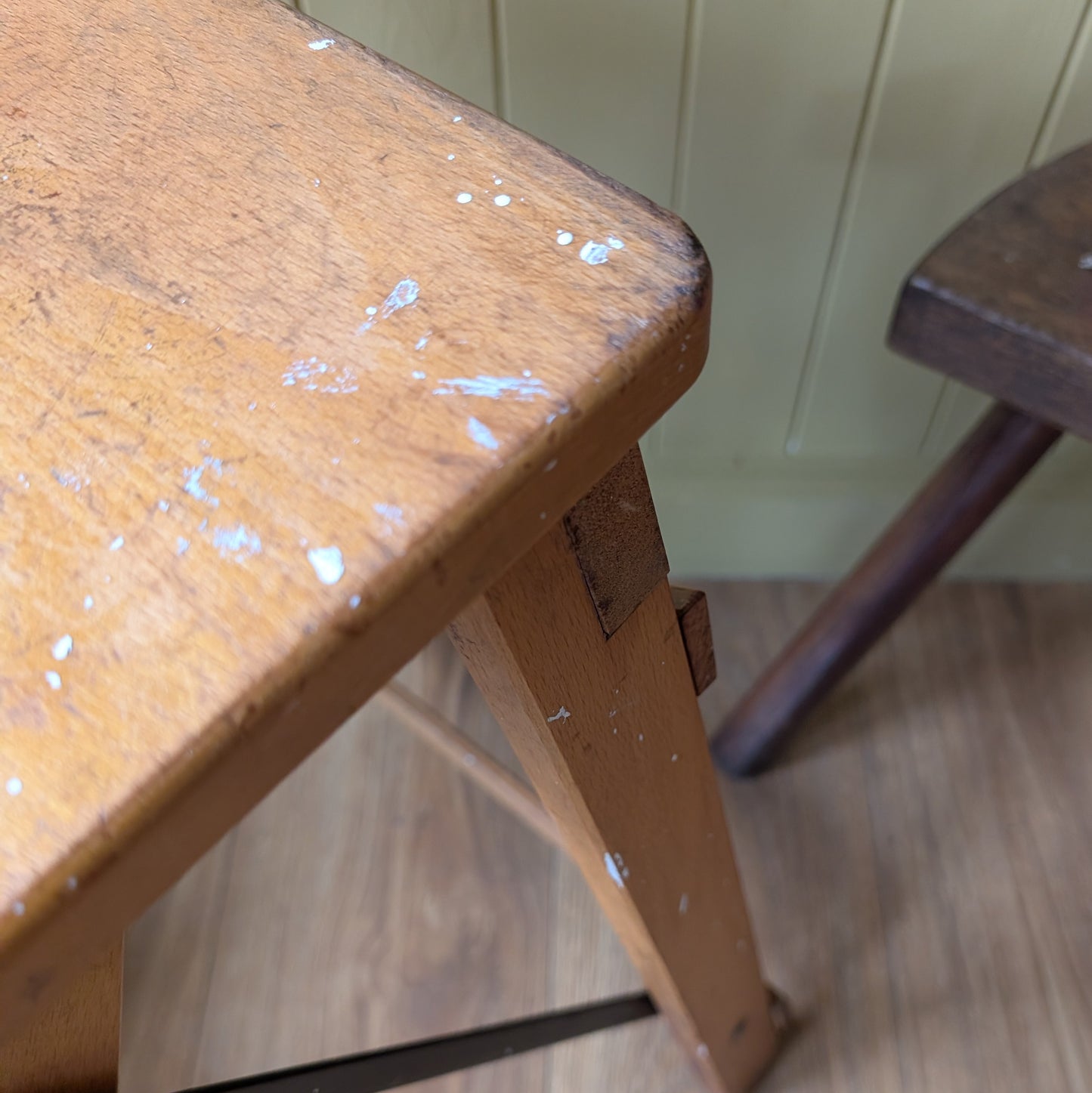Small Mid Century Step Ladder