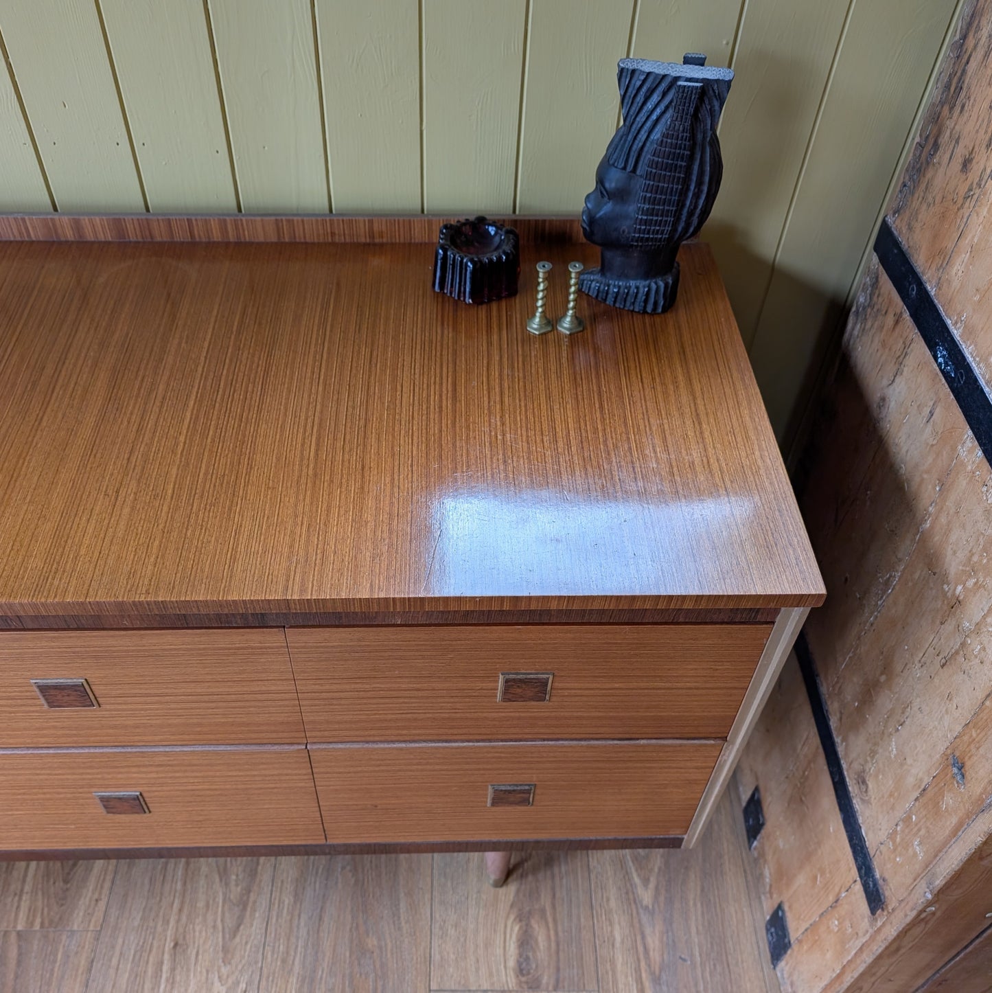 Long and Low Mid Century Drawer Unit