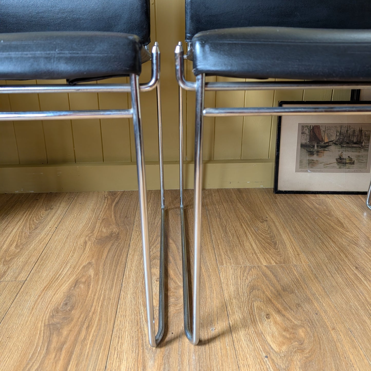 Pair of Mid Century "Jano" Chairs by Kazuhide Takahama