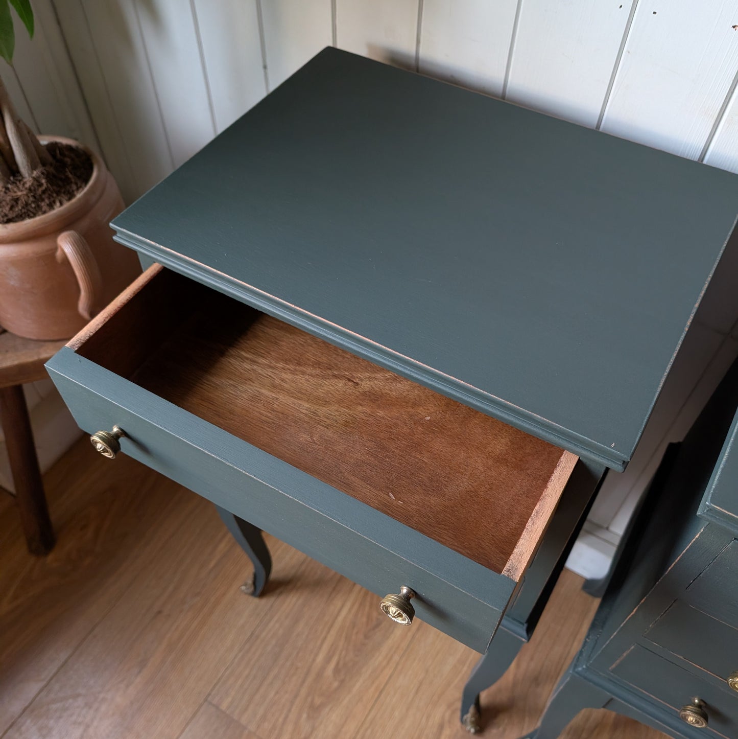 Painted Antique Bedside Tables