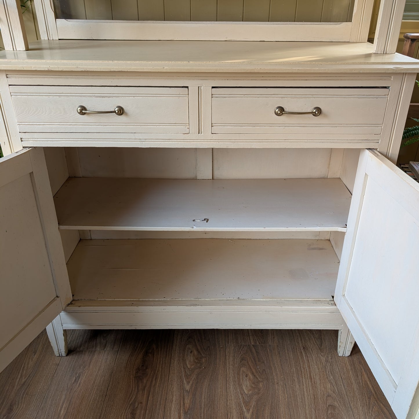 Rustic French Painted Kitchen Dresser