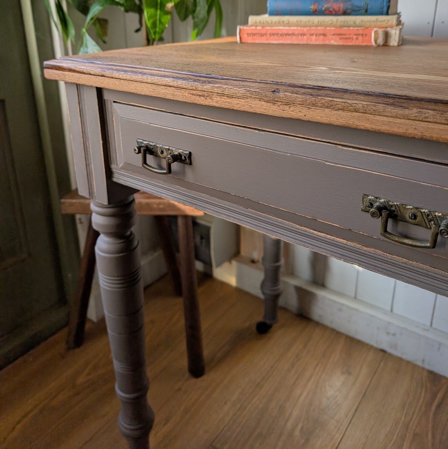 Painted Antique Writing Desk