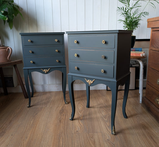 Painted Antique Bedside Tables