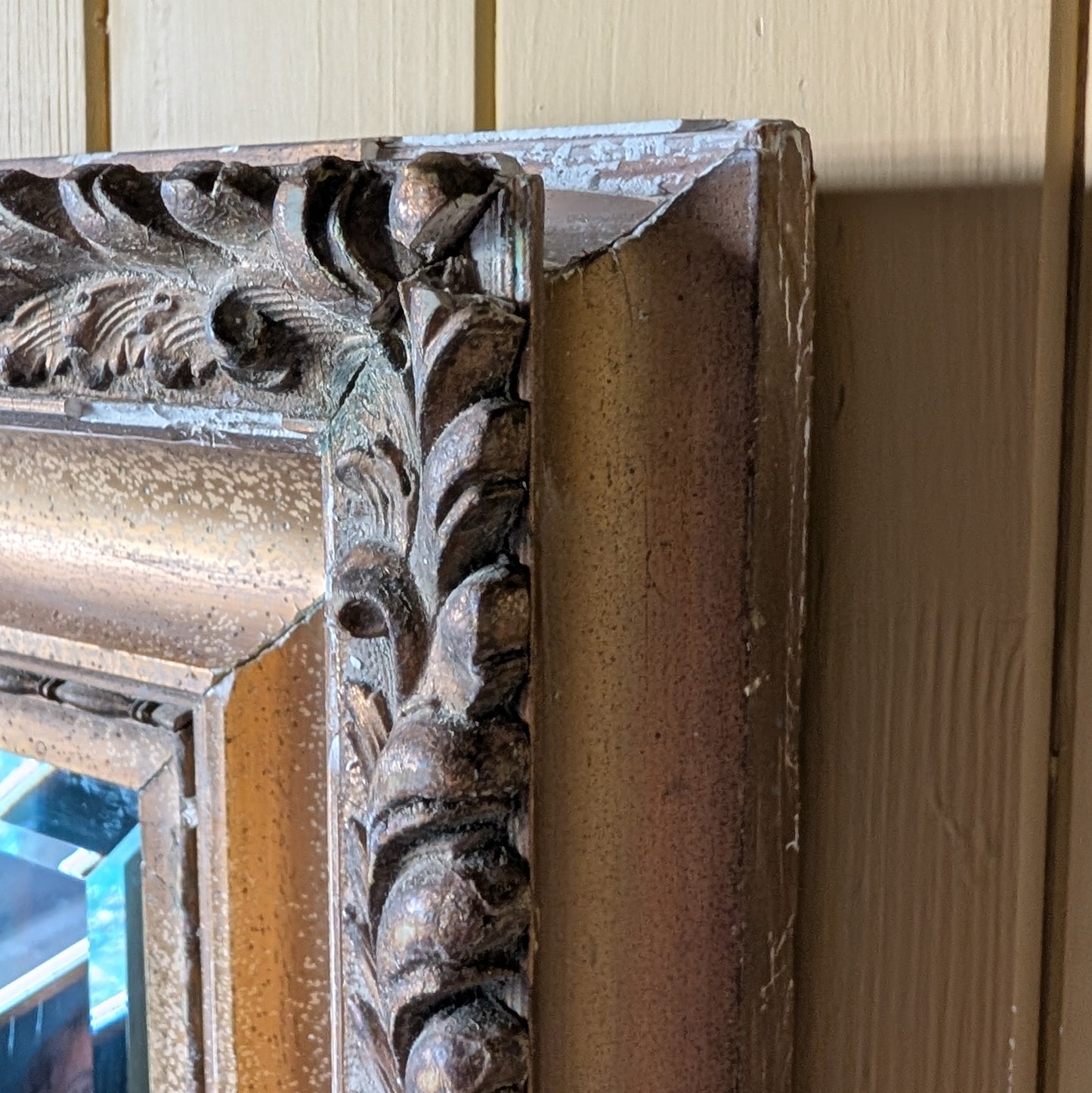 Rustic Antique French Mirror