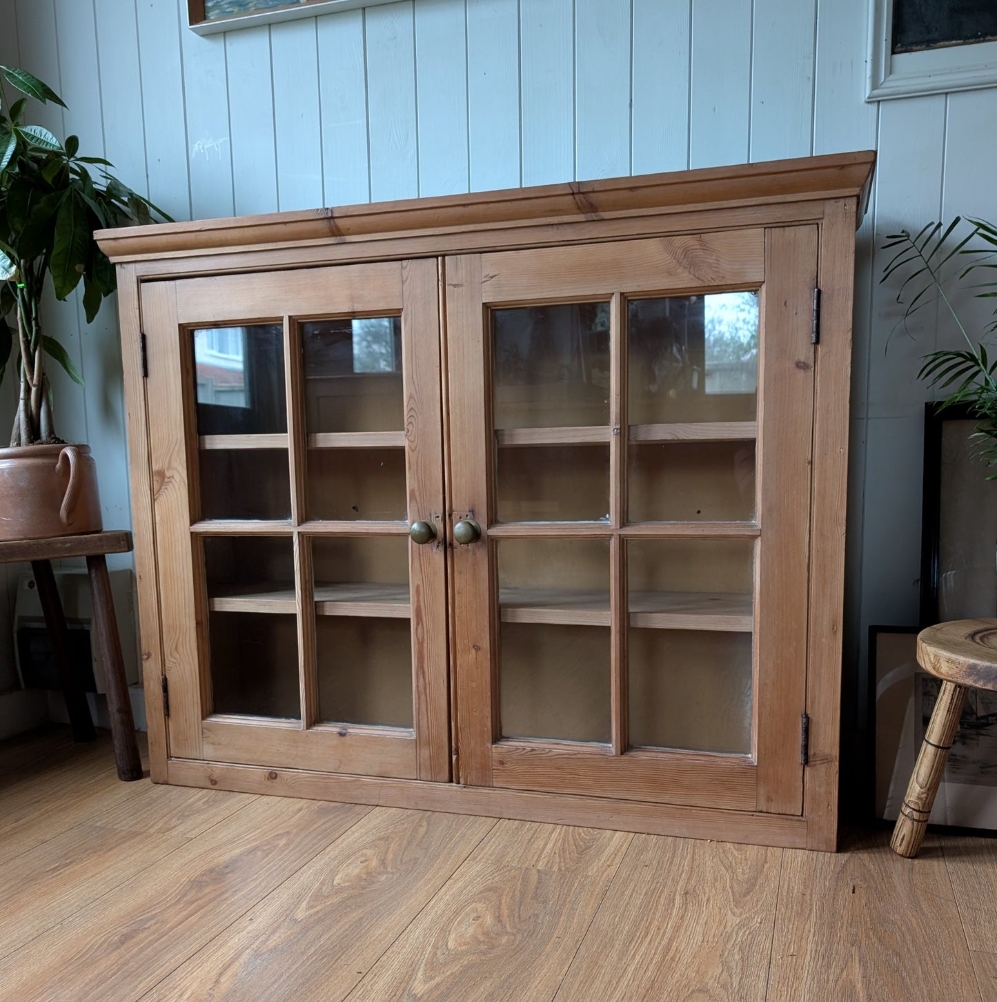 Victorian Glazed Wall Cabinet