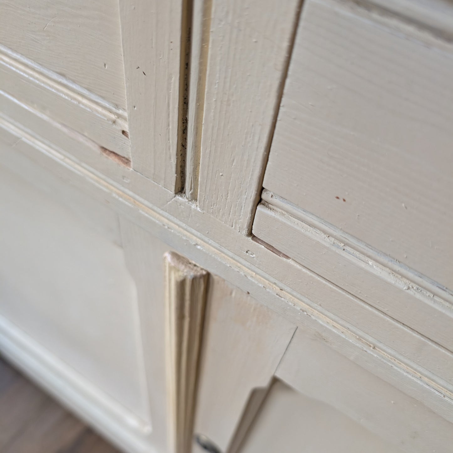Rustic French Painted Kitchen Dresser