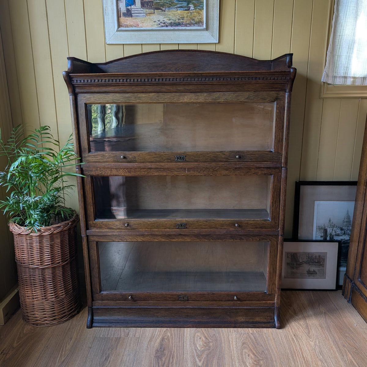 Antique Barristers Bookcase by Lebus