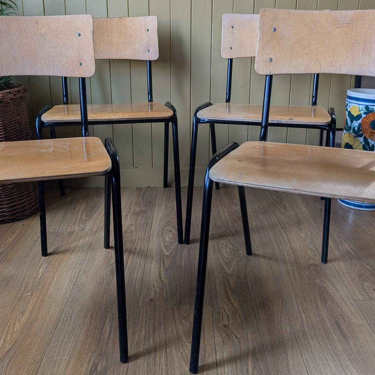 Mid Century Stacking Chairs (price per chair)