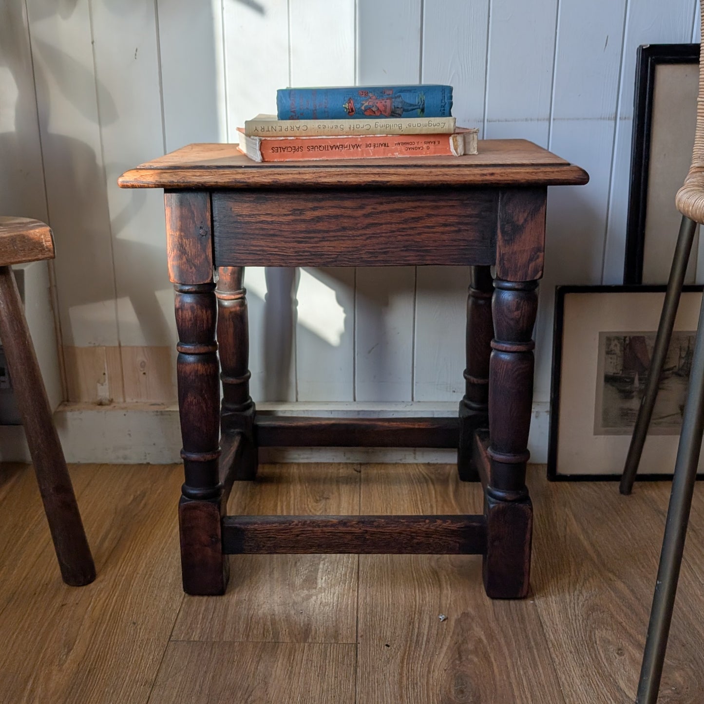 Rustic Oak Side Table