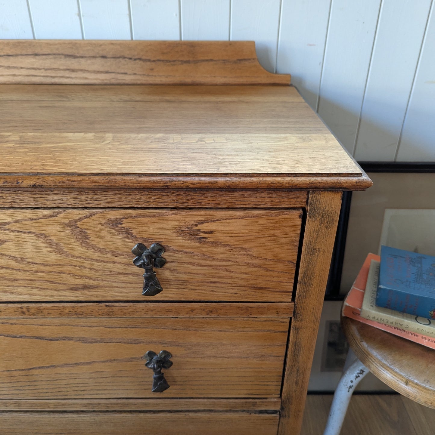 Pair of Vintage Oak Chest of Drawers