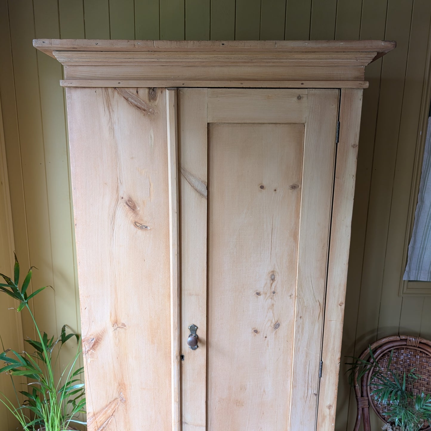 Antique Pine Cupboard with Shelves