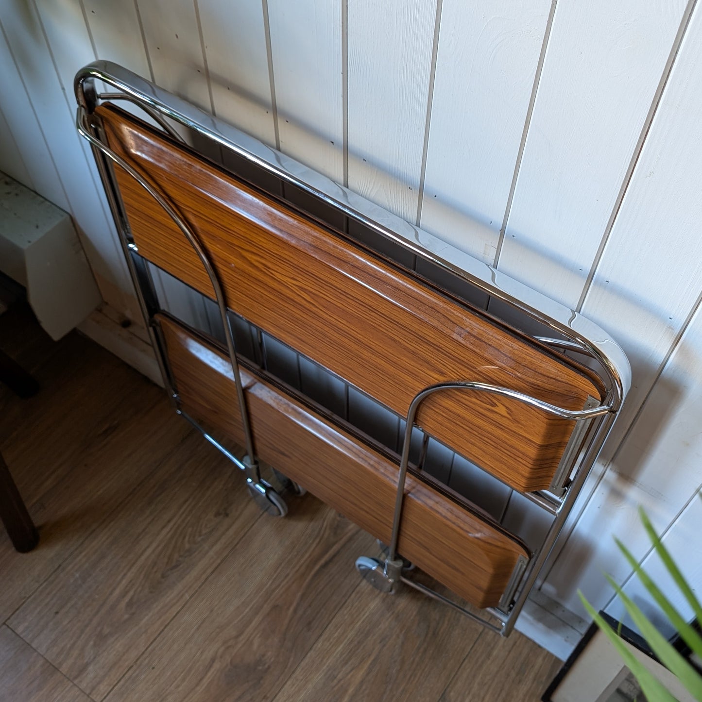 German Mid Century Folding Drinks Trolley