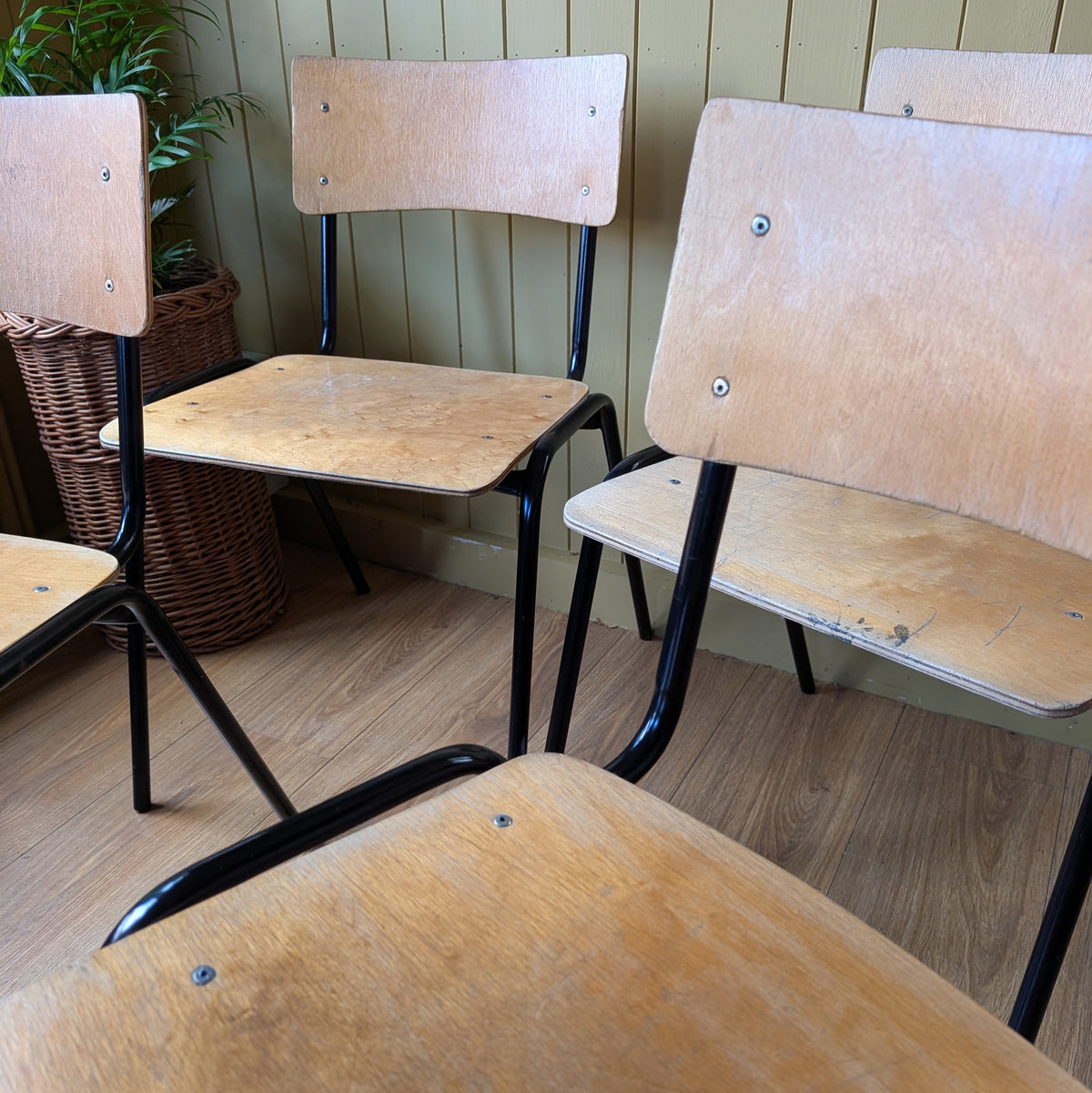 Mid Century Stacking Chairs (price per chair)