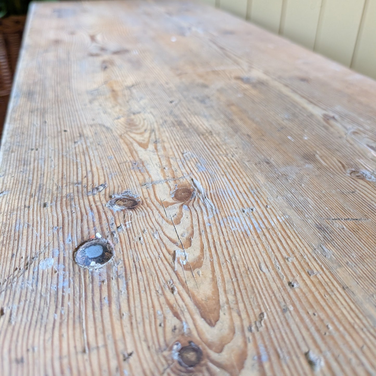Rustic Antique French Bench