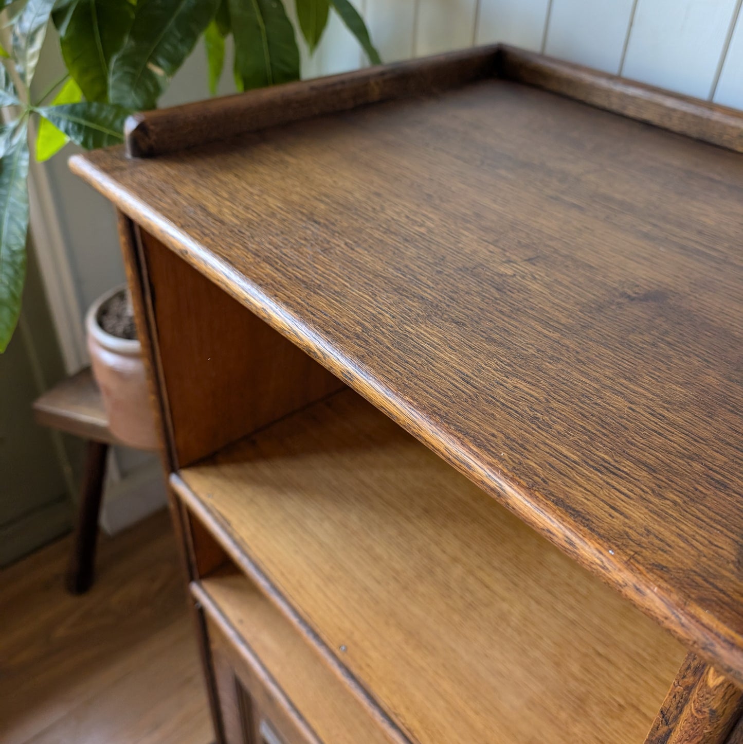 Small Antique Oak Cupboard