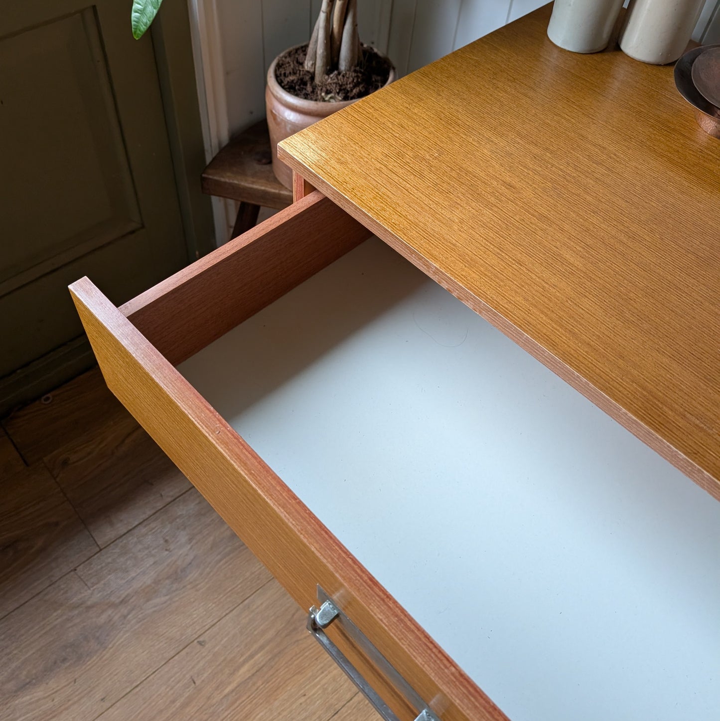 Pair of Small Mid Century Swedish Chest of Drawers