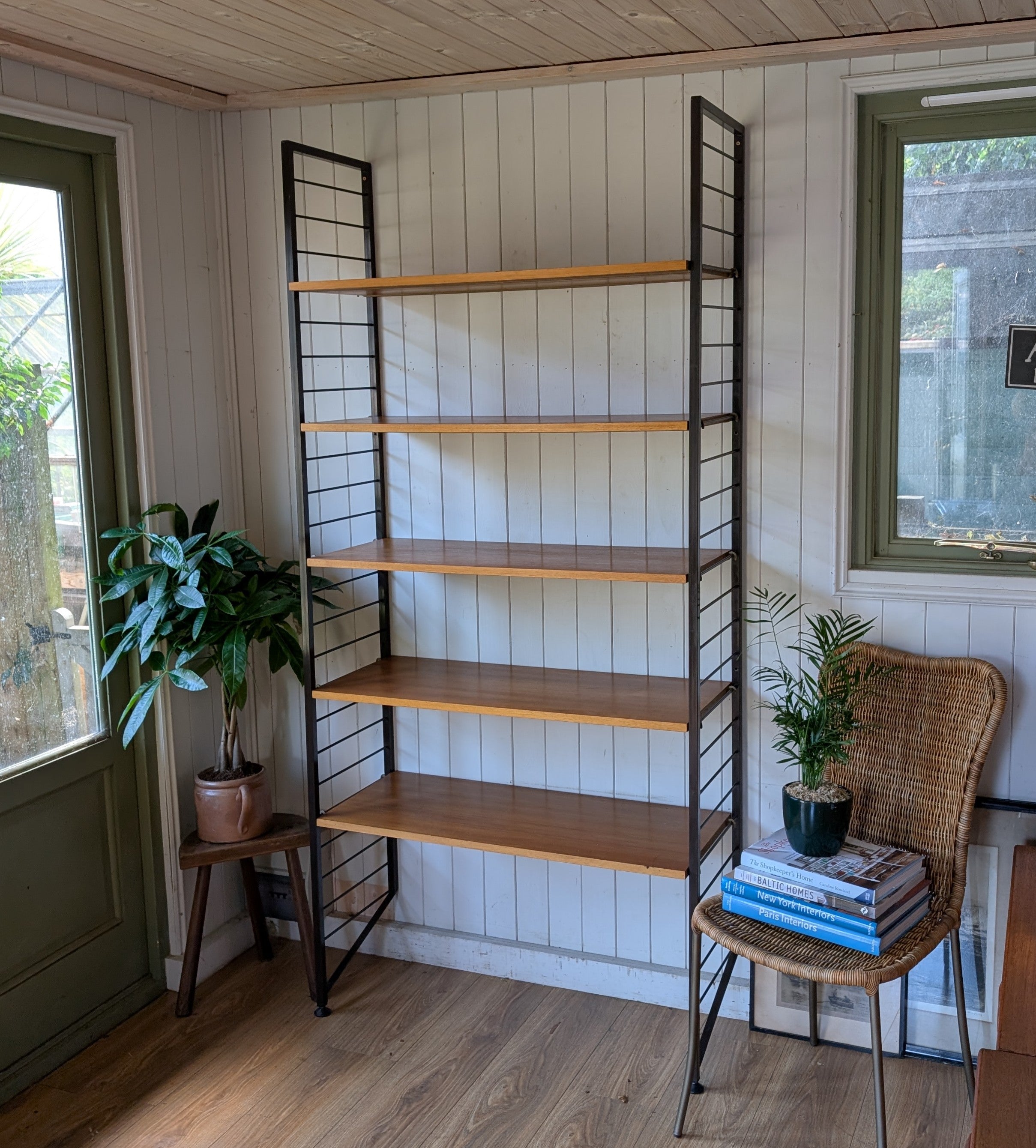 Mid Century Ladderax Shelving Unit – Henry Paints Furniture