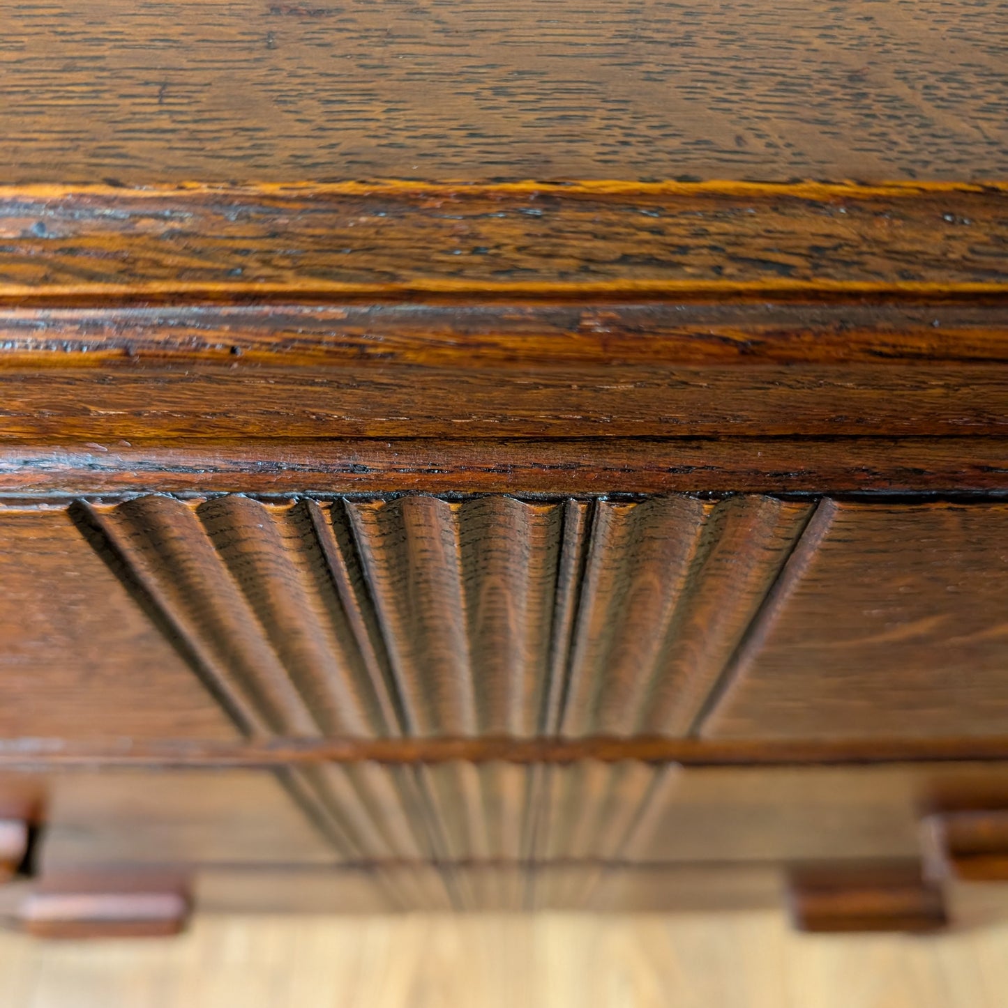 Small Antique Oak Chest of Drawers