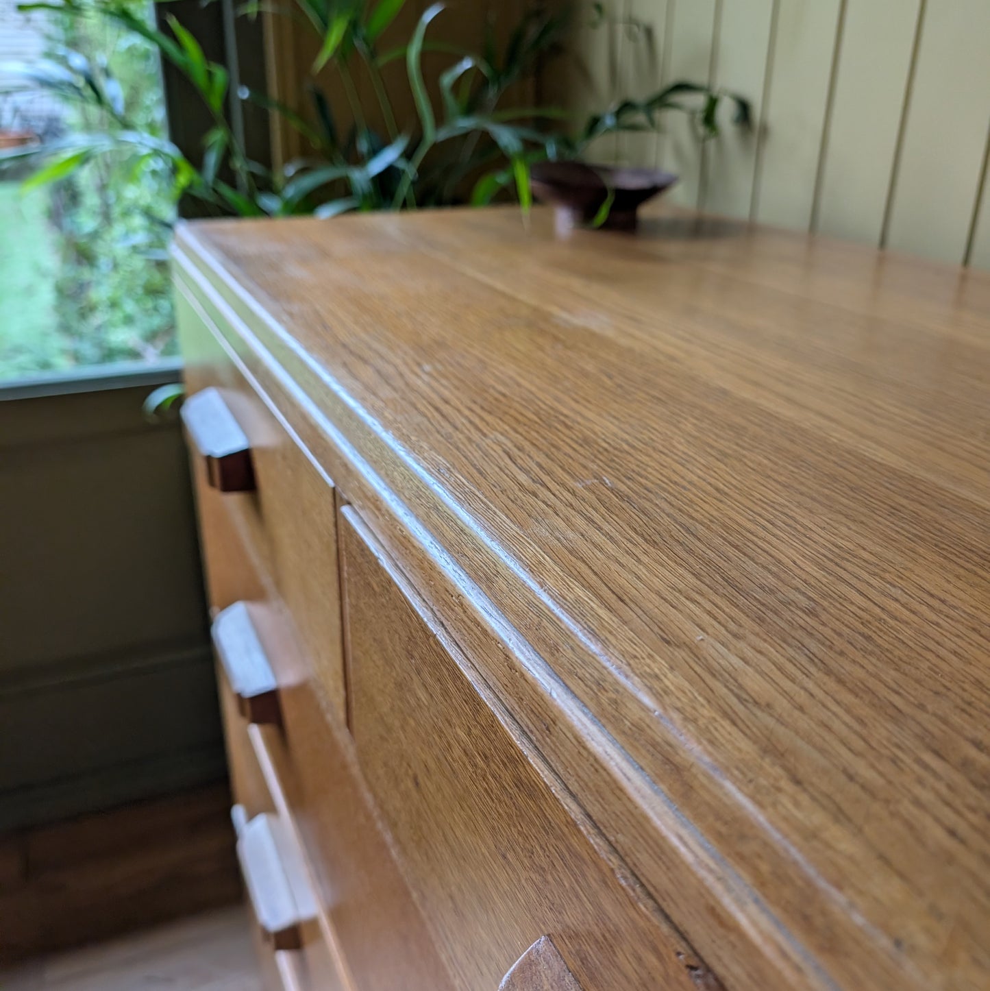 Pair of Vintage Oak Military Chest of Drawers
