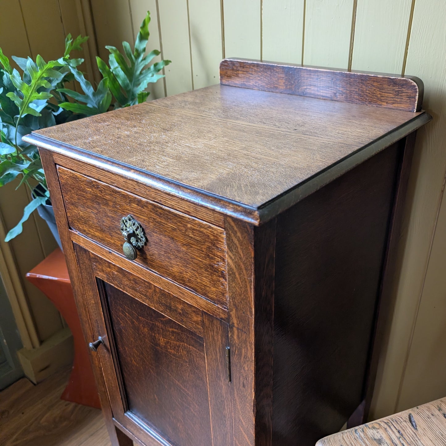 Vintage Oak Pot Cupboard