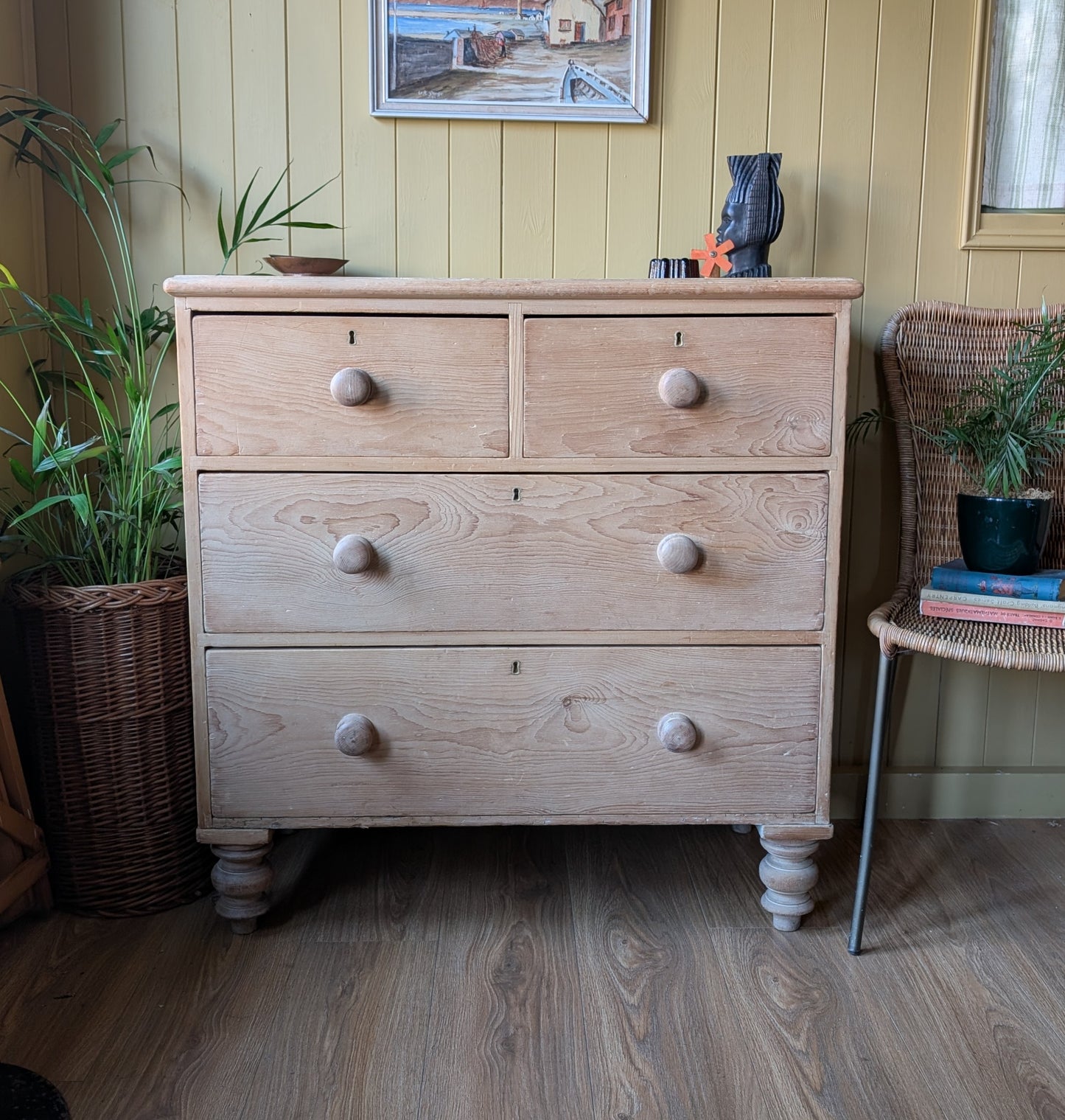 Victorian Pine Chest of Drawers