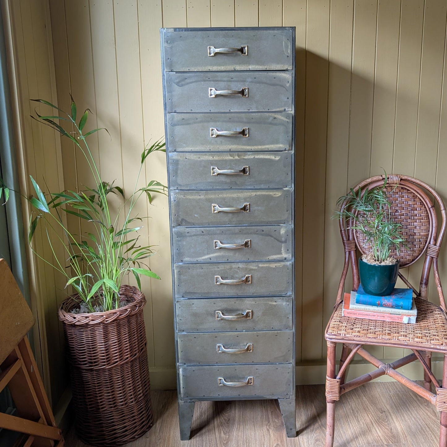 Vintage Industrial Steel Drawers