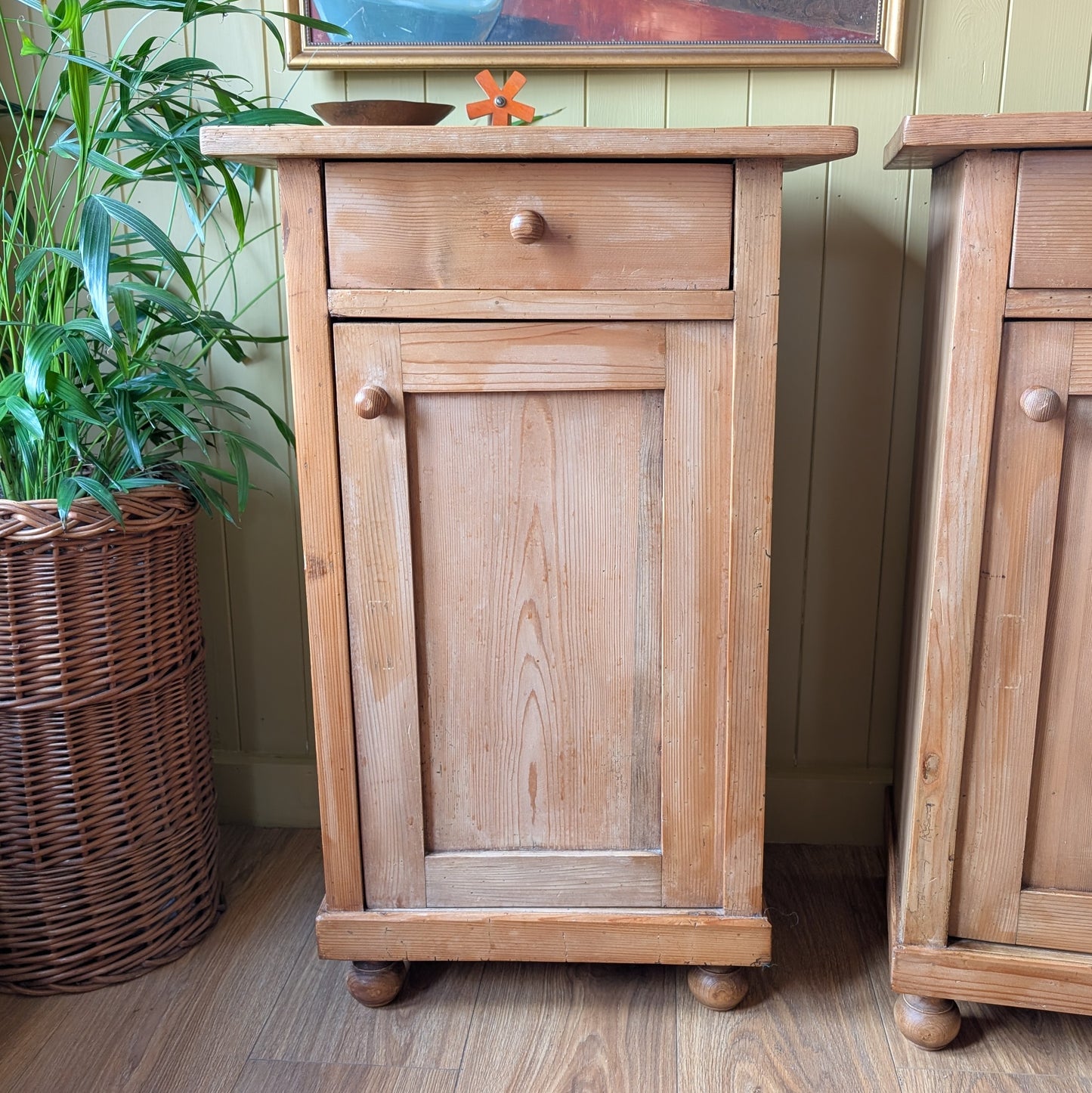 Pair of Antique French Pot Cupboards