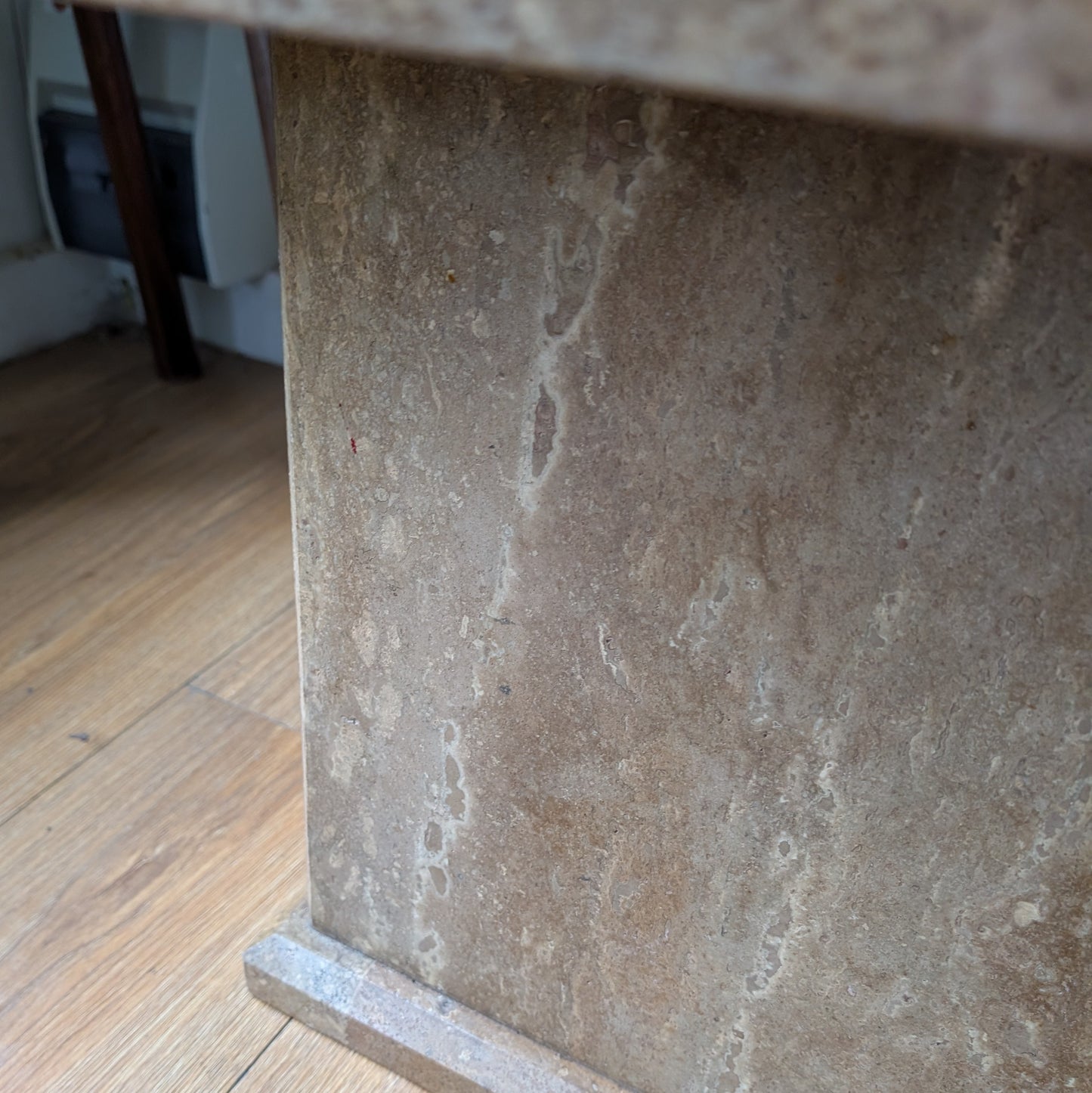 Mid Century Travertine Coffee Table