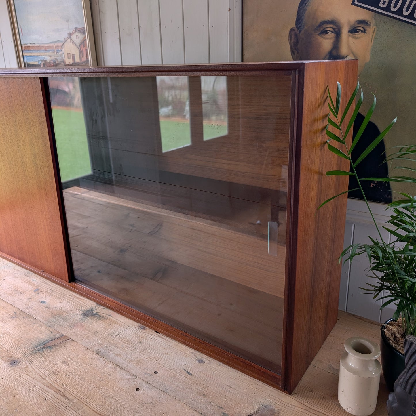 Mid Century Wall Hung Cabinet