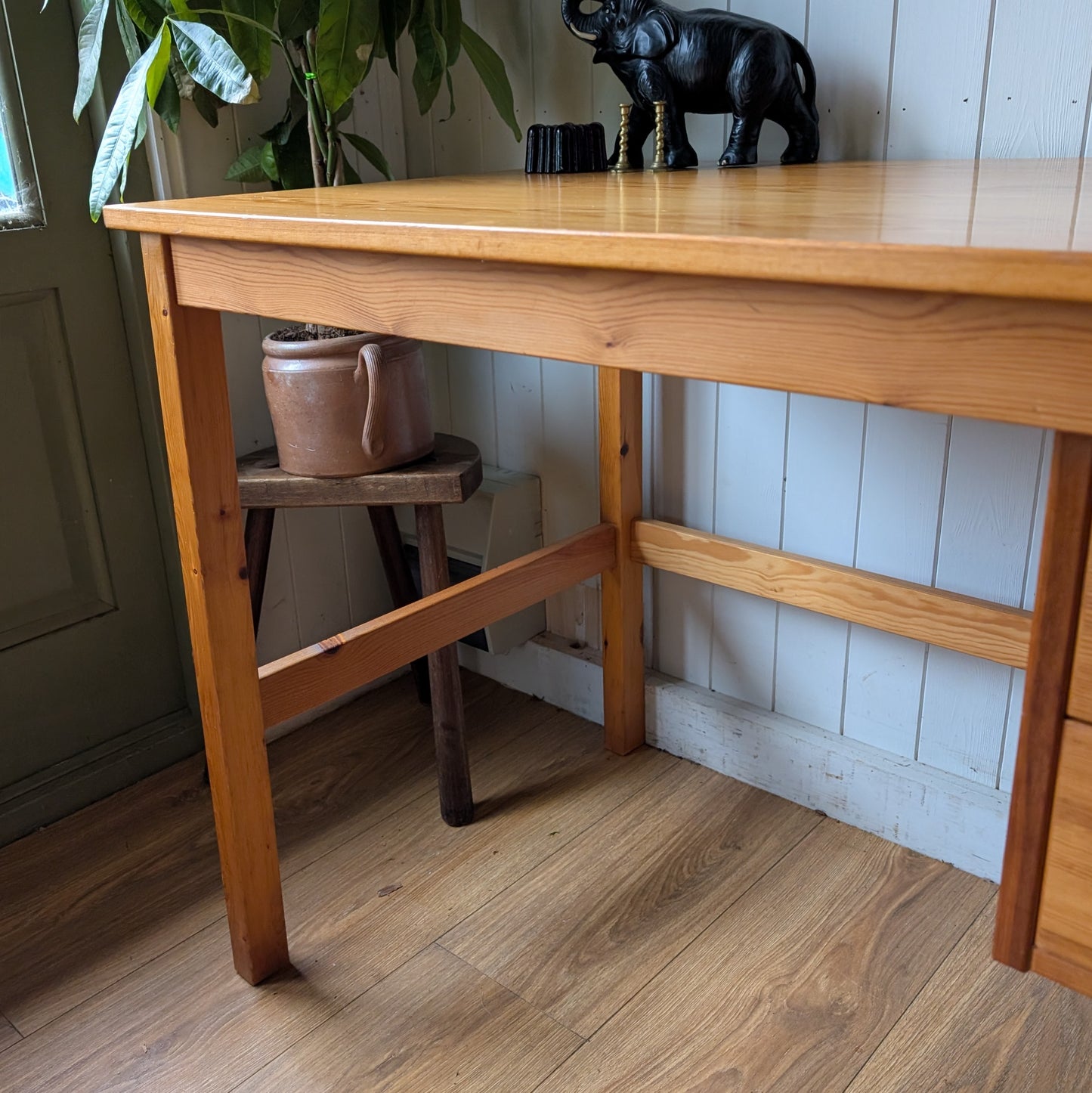 Mid Century Pine Desk