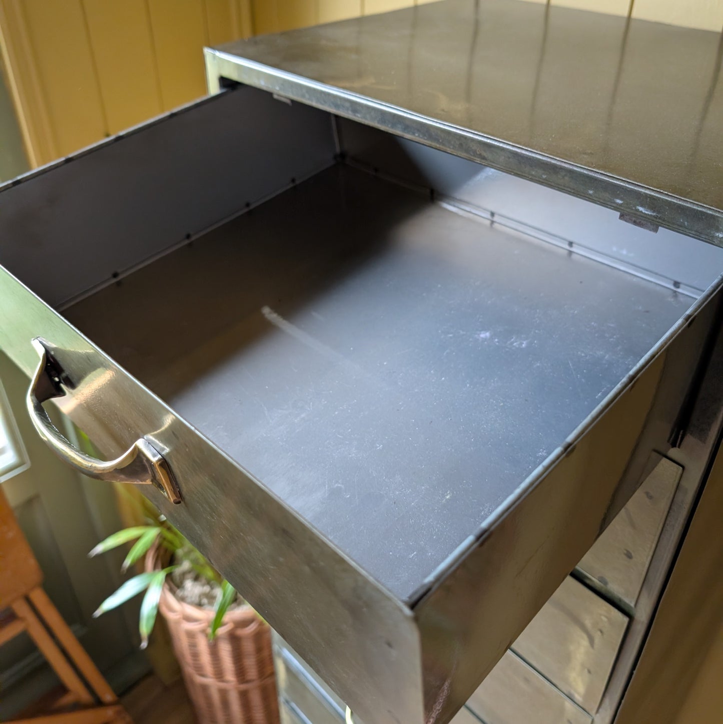Vintage Industrial Steel Drawers