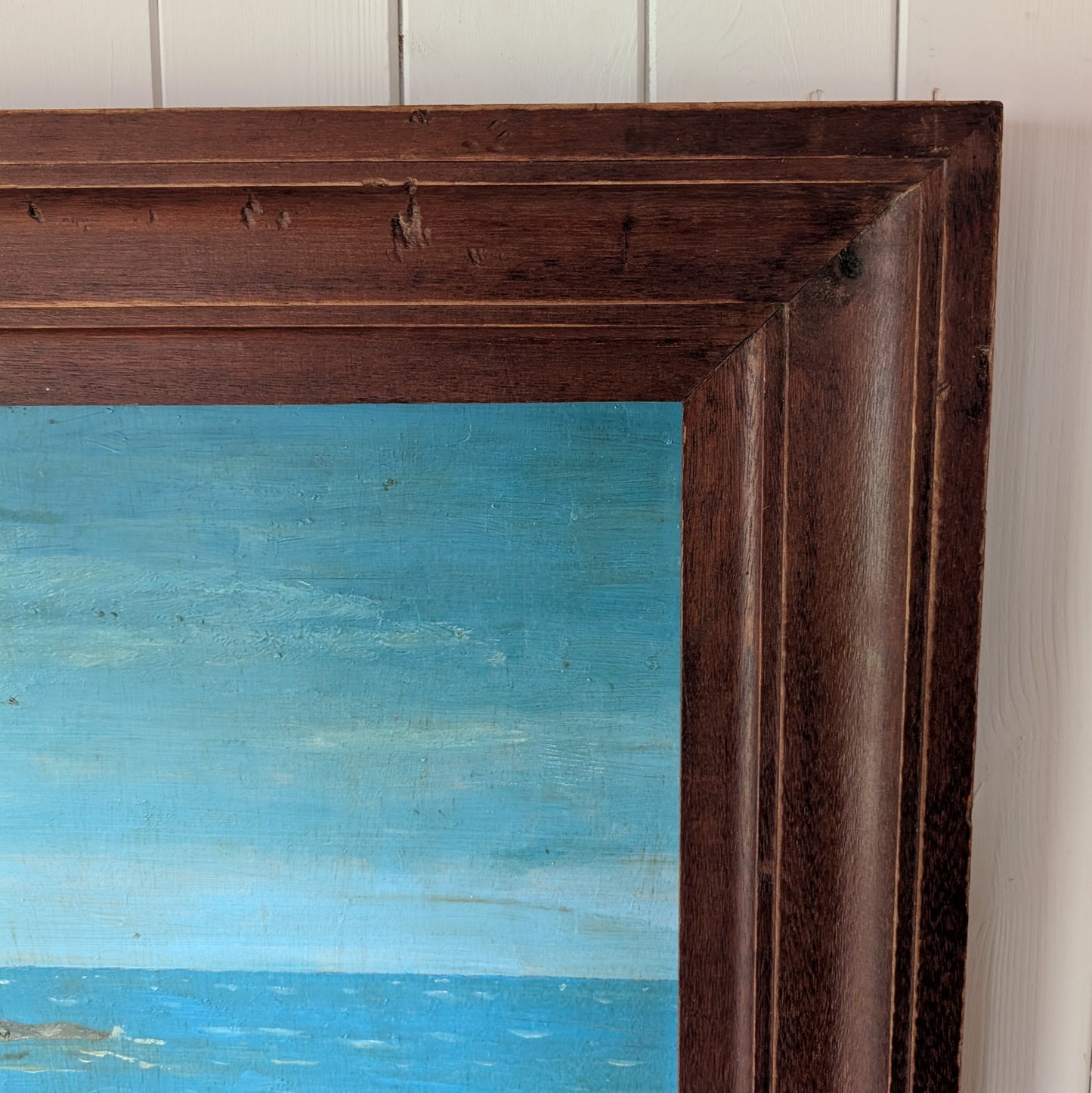 Vintage French Oil Painting "Quiet Waters"
