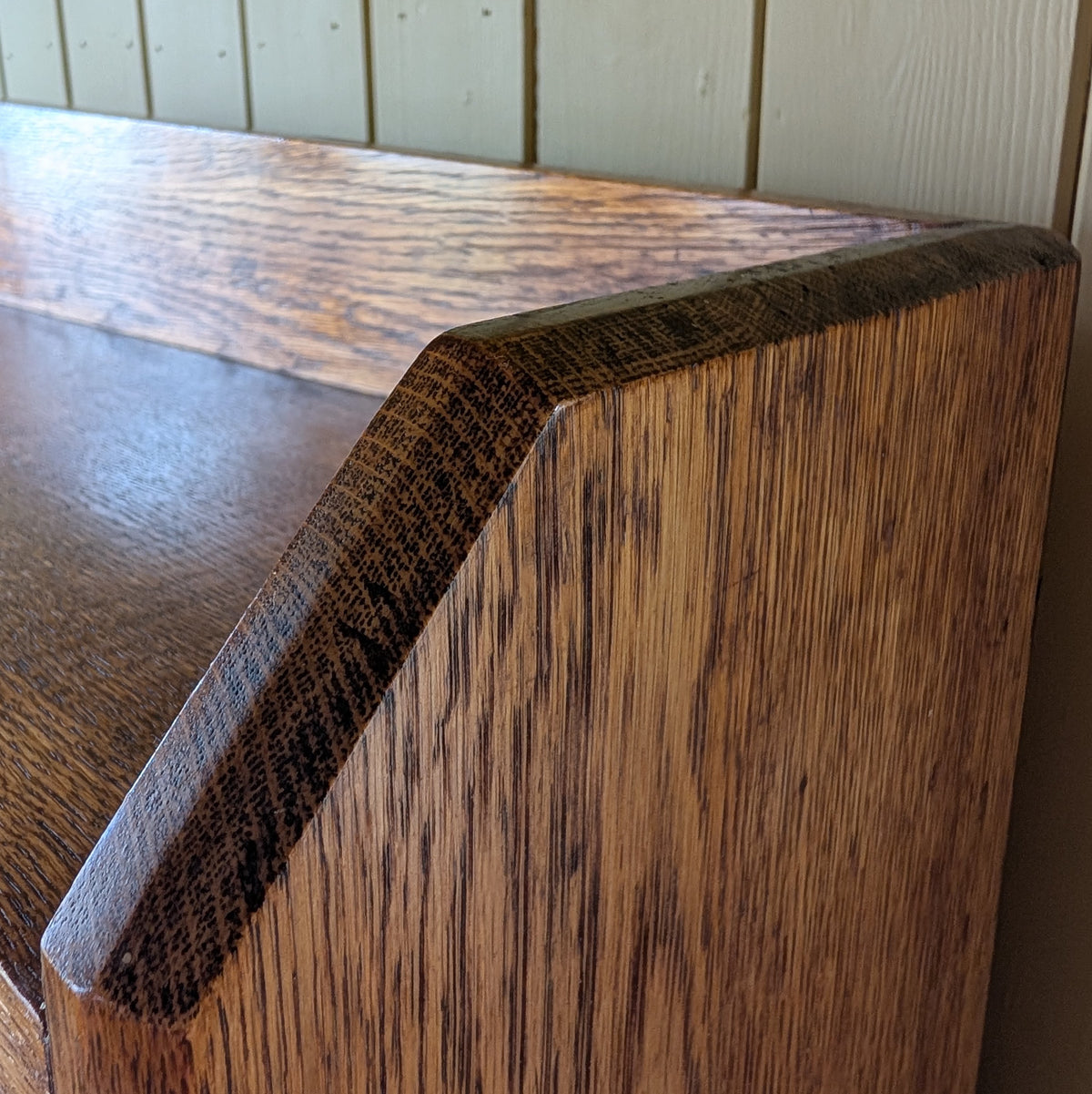 Solid Oak Antique Bookcase