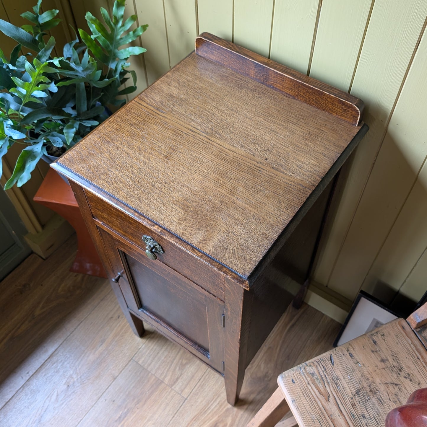 Vintage Oak Pot Cupboard