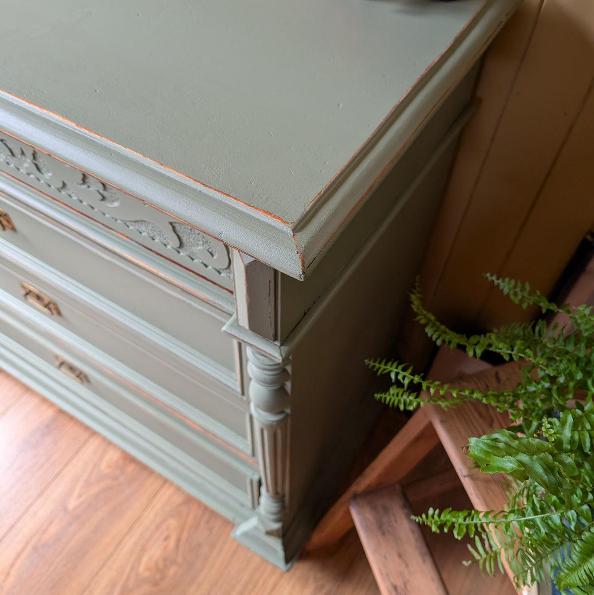 Antique French Painted Chest of Drawers