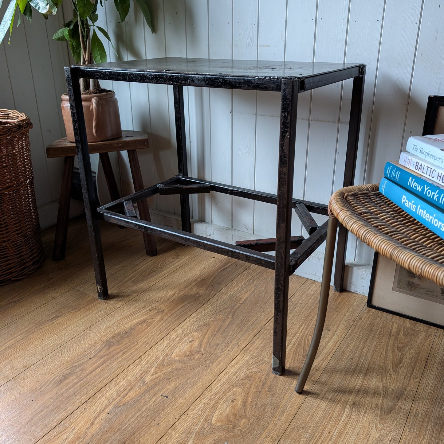 Small Vintage Industrial Table