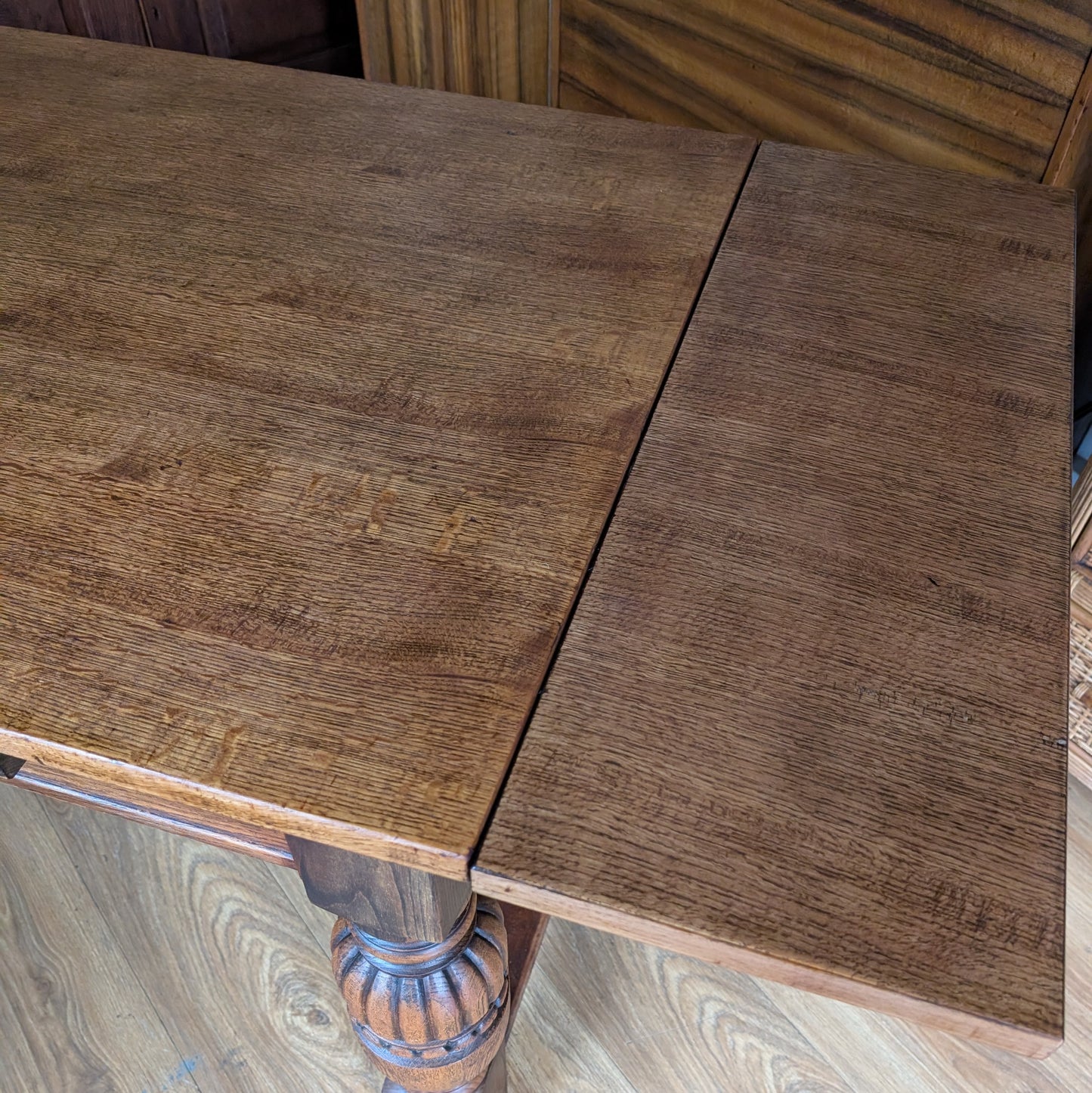 Vintage Oak Draw Leaf Table