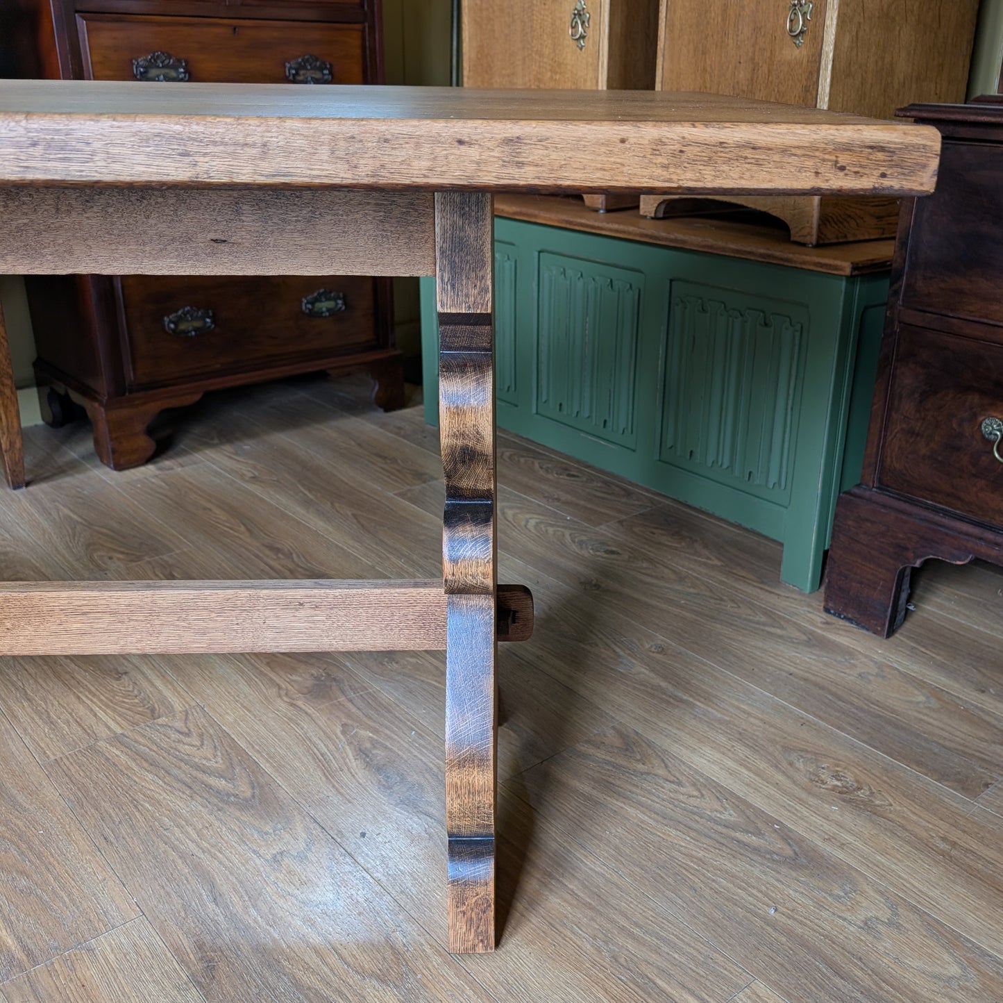 Antique Oak Refectory Table