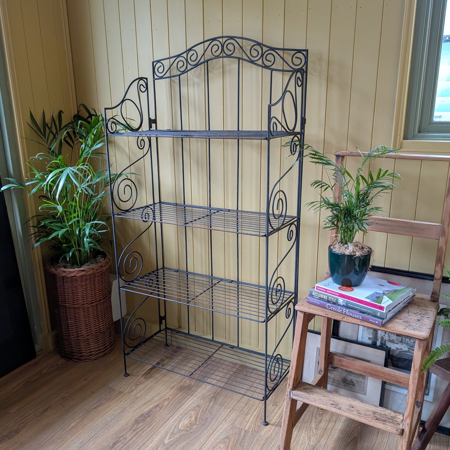 Vintage Metal Shelving Unit