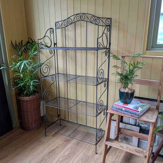 Vintage Metal Shelving Unit