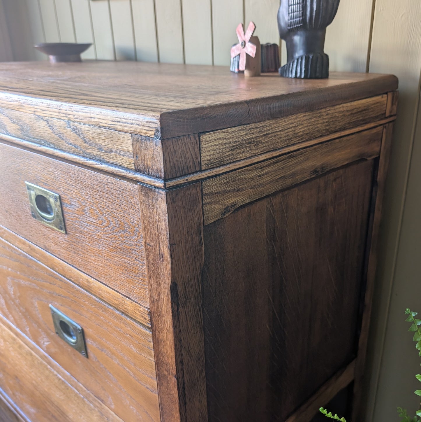 1940s RAF Campaign Chest Of Drawers
