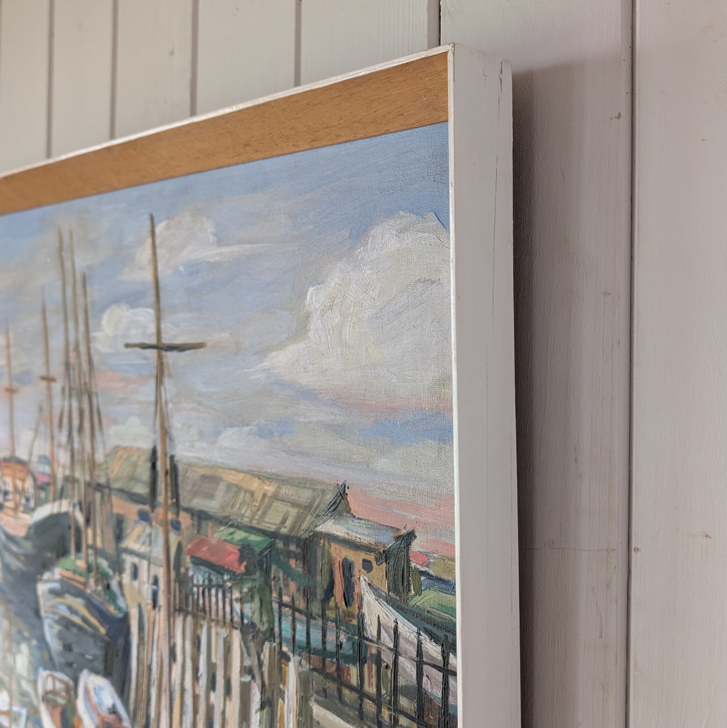 Mid Century Oil Painting "Low Tide"