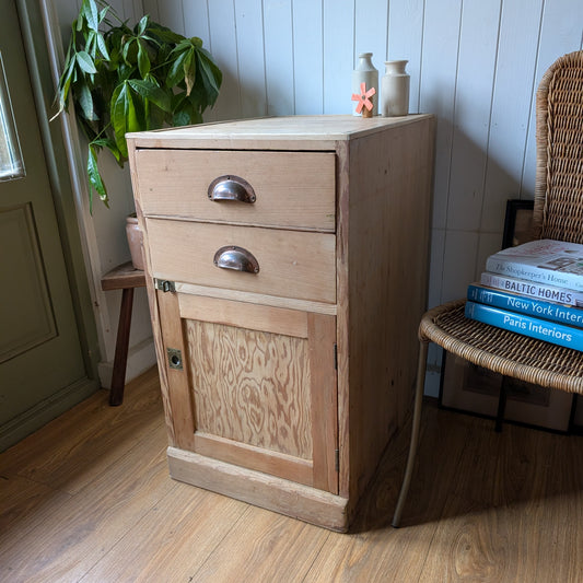 Small Antique Campaign Cupboard