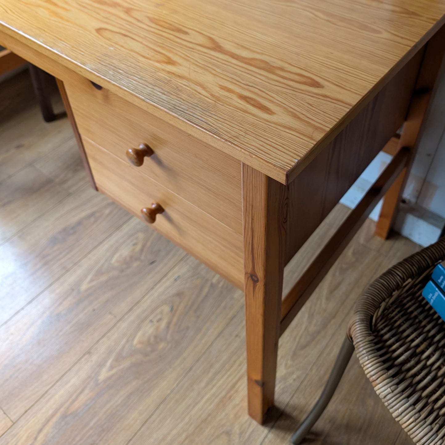 Mid Century Pine Desk