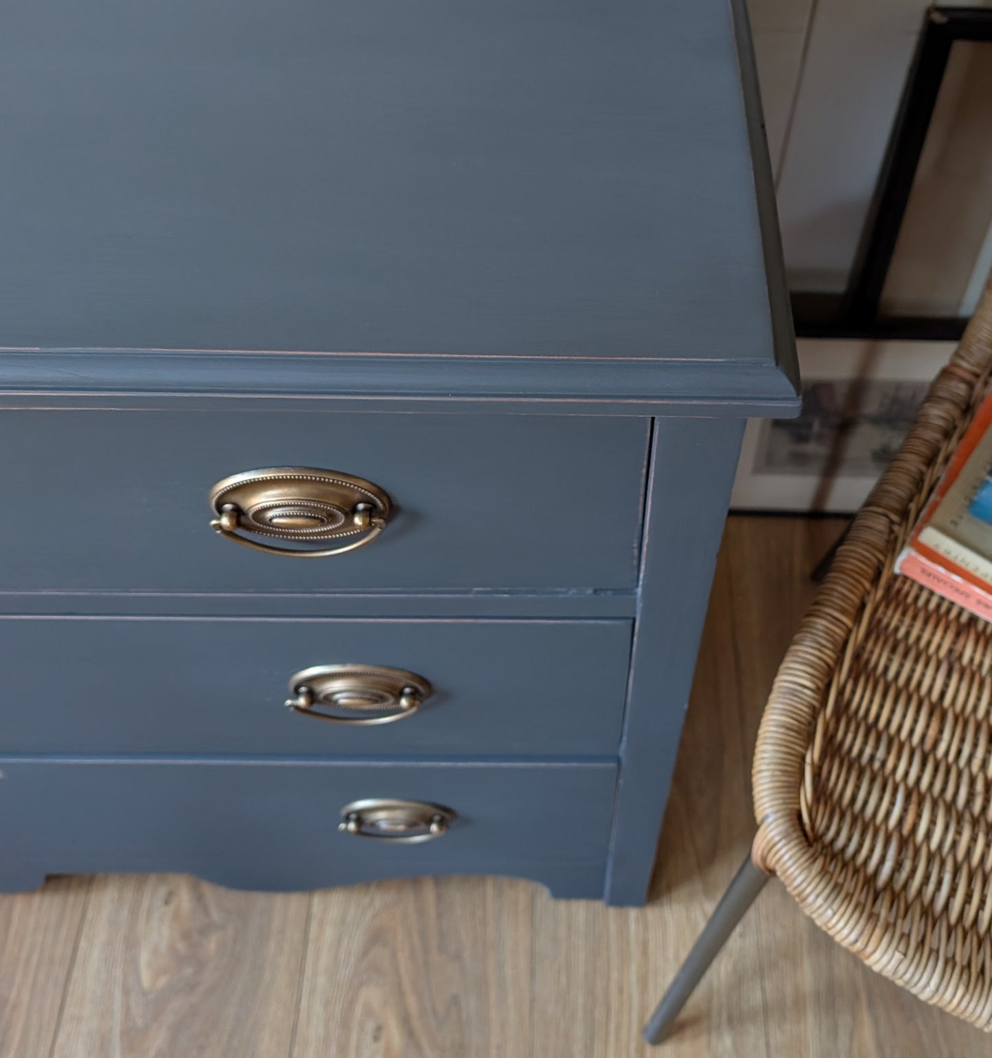 Small Painted Antique Chest of Drawers