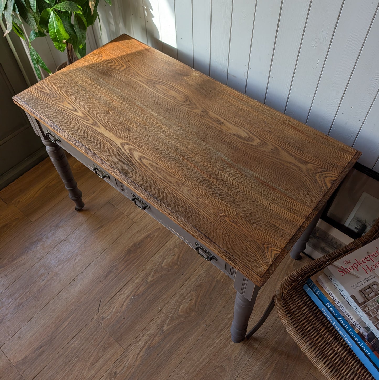Painted Antique Writing Desk